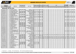 Midweek Regular Coupon 09/06/2021 10:32 1 / 6