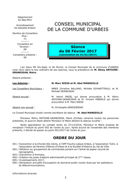 Commune D' Urbeis