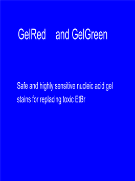 Gelred and Gelgreen