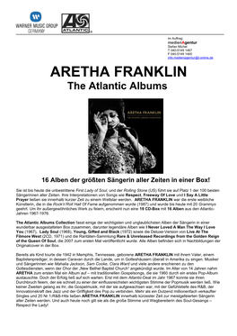 ARETHA FRANKLIN the Atlantic Albums