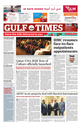 HMC Resumes Face-To-Face Outpatients Appointments