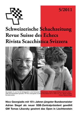 Schweizerische Schachzeitung 2011