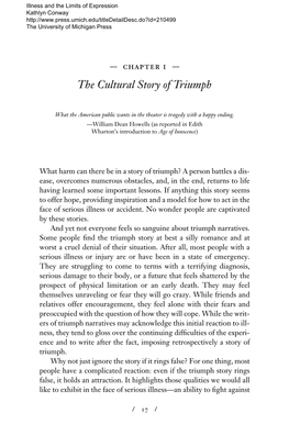 The Cultural Story of Triumph