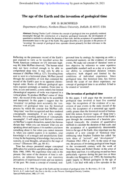 The Age of the Earth and the Invention of Geological Time