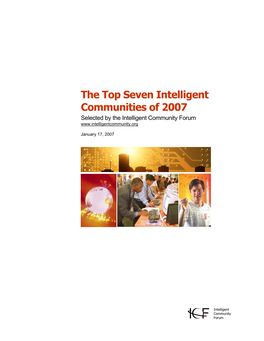 The Top Seven Intelligent Communities of 2007 Selected by the Intelligent Community Forum