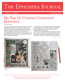 The Ephemera Journal