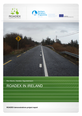 Summary of ROADEX IV in Ireland (2012)
