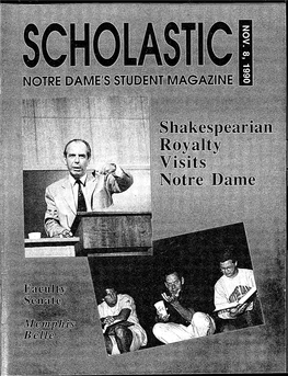 Notre Dame Scholastic, Vol. 132, No. 07