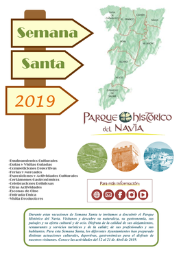 Semana Santa Te Invitamos a Descubrir El Parque Histórico Del Navia