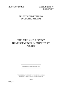 Committee Report