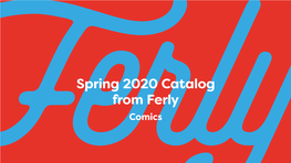 Spring 2020 Catalog from Ferly