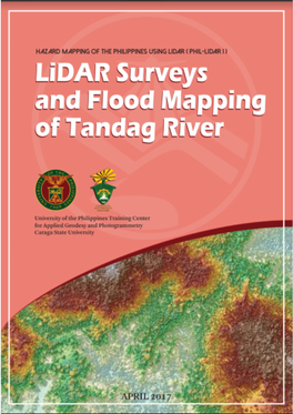 Lidar Surveys and Flood Mapping of Tandag River, in Enrico C