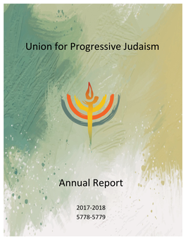 Union for Progressive Judaism Annual Report
