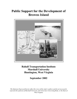 Public Support for the Development of Browns Island