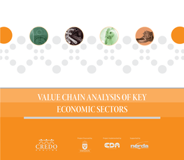 Value Chain Analysis of Key Economic Sectors 1