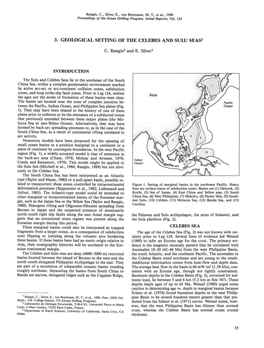 3. Geological Setting of the Celebes and Sulu Seas1