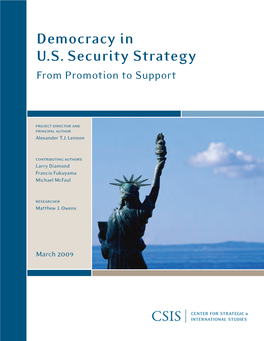 Democracy in US Security Strategy