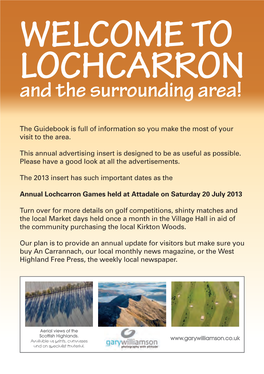 LOCHCARRON and the Surrounding Area!