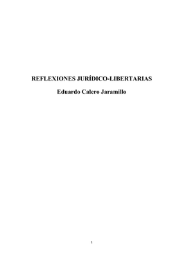 REFLEXIONES JURÍDICO-LIBERTARIAS Eduardo