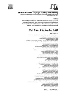 Vol. 7 No. 3 September 2017