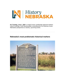 Nebraska's Most Problematic Historical Markers