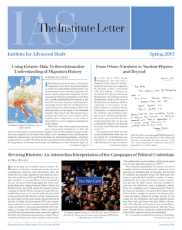 Iasthe Institute Letter