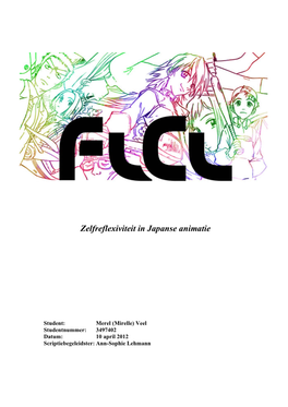 Zelfreflexiviteit in Japanse Animatie