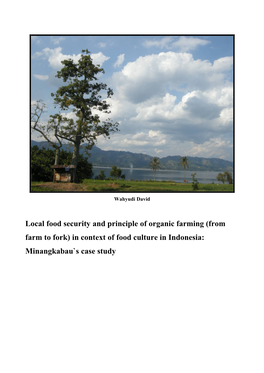 Minangkabau`S Case Study