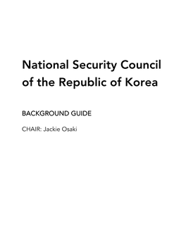 National Security Council of the Republic of Korea