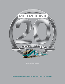 Metrolink 20Th Anniversary : 20Th Anniversary Report