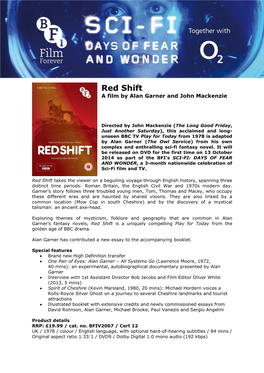 Red Shift a Film by Alan Garner and John Mackenzie