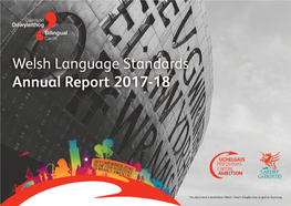 2017-18 Welsh Language Standards Annual Report