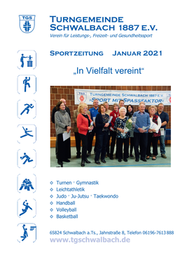 Turngemeinde Schwalbach 1887 E.V. Verein Für Leistungs-, Freizeit- Und Gesundheitssport