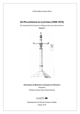 Os Pelourinhos Da Lusitânia (1820-1974)