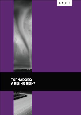 Tornadoes: a Rising Risk?