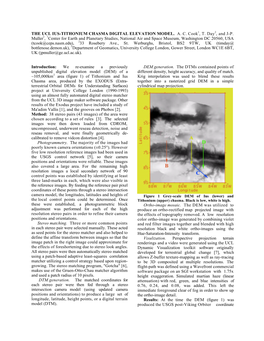 The Ucl Ius-Tithonium Chasma Digital Elevation Model