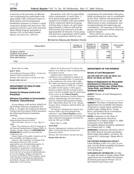 Federal Register/Vol. 71, No. 95/Wednesday, May 17, 2006/Notices