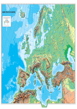 Mapa Físico De Europa