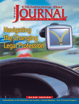 Navigating the Changing Legal Profession Editor: Melissa Delacerda Pg