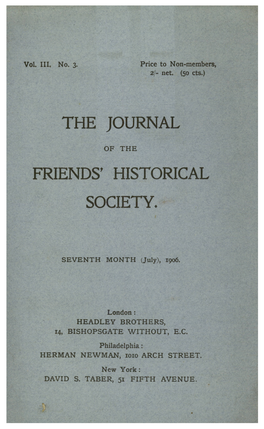 Vol. III. No. 3. Price to Non-Members, 2/- Net