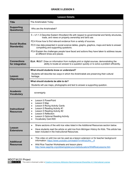 Grade 5 Lesson 5 Details