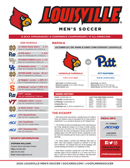 Men's SOCCER Soccer Page 1/1 Combined Statistics As of Oct 20, 2020 All Games OVERALL STATS