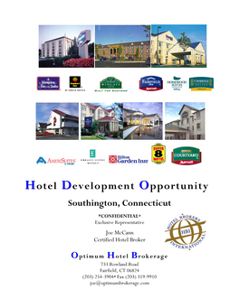 Hotel Development Opportunity Southington, Connecticut