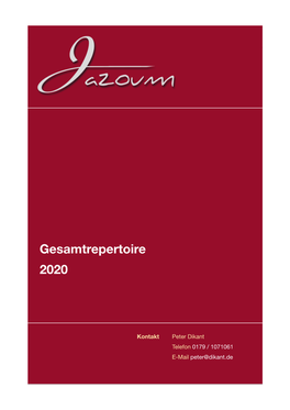 Gesamtrepertoire 2020