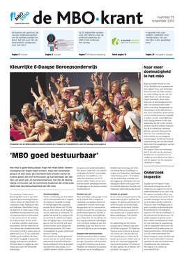 'MBO Goed Bestuurbaar'