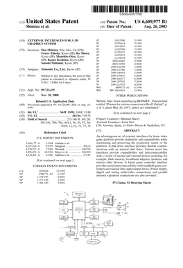 (12) United States Patent (10) Patent No.: US 6,609,977 B1 Shimizu Et Al