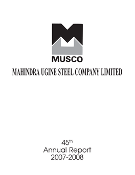 Mahindra Ugine Steel Company Limited