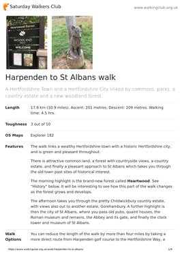 Harpenden to St Albans Walk