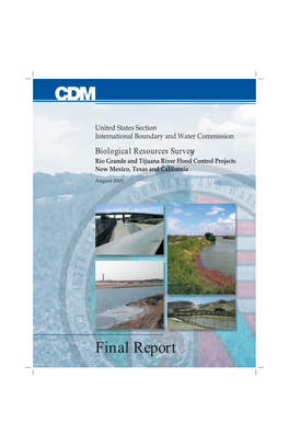Biological Resources Survey, Rio Grande and Tijuana River Flood