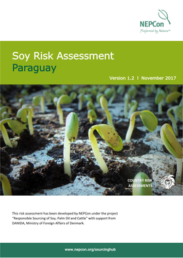 Soy Risk Assessment Paraguay